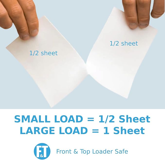 Lucent Globe Bulk Laundry Bundle - 2 x Laundry Detergent Sheets (128 Sheets) + 2 x Fabric Softener Sheets for Washer (128 Sheets)