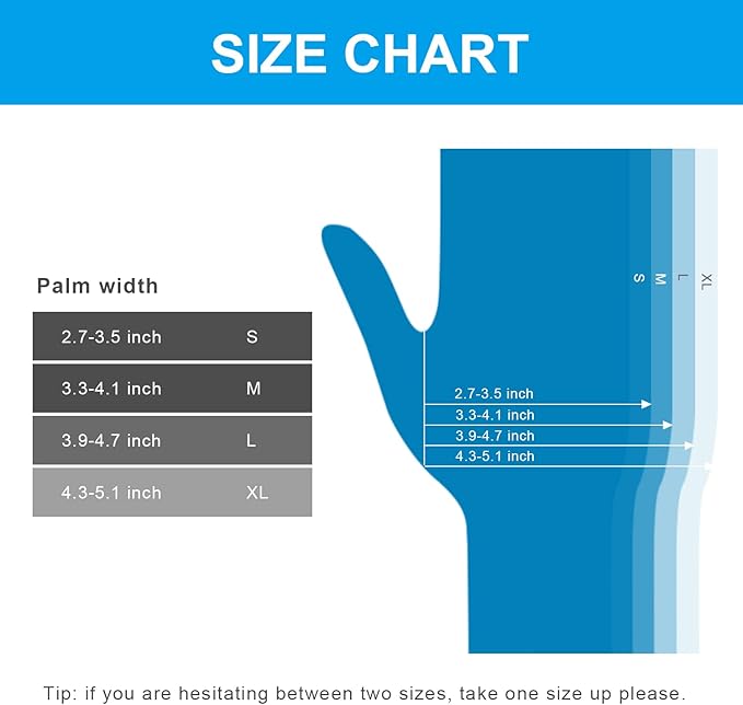 FINITEX Nitrile Disposable Medical Exam Gloves 4 mil Powder-free Latex-Free 100 PCS Examination Home Cleaning Food Gloves