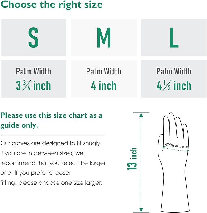 COOLJOB 3 Pairs Colorful Household Gloves with Cotton Liner & Non-slip Grip, Water Resistant Reusable Dish Washing Rubber Gloves for Kitchen & Bathroom Cleaning, Small