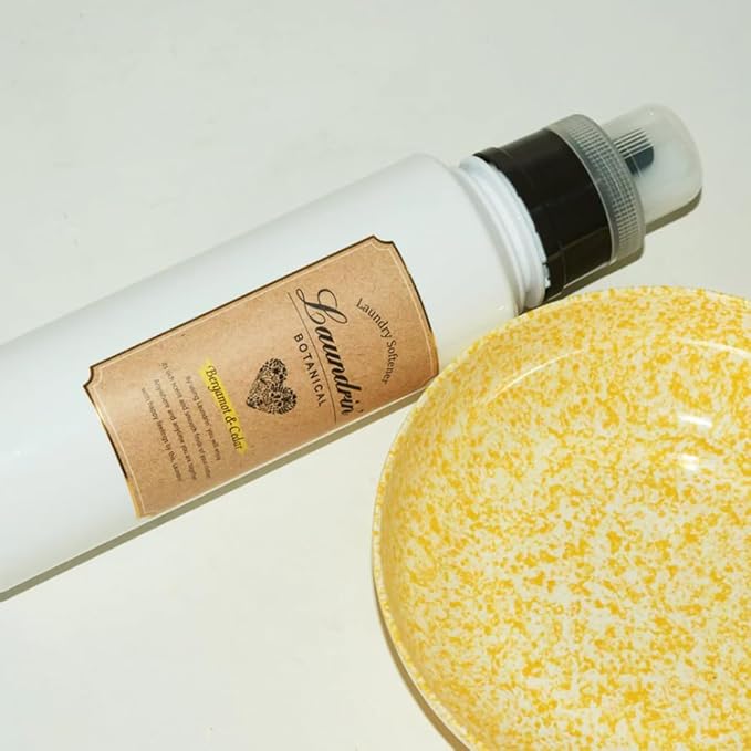 Laundrin Botanical Laundry Softener Bergamot & Cedar, 2pk - Fabric Softener Liquid - Eco-Friendly & Plant-Based Softener - Laundry Scent Boosters - Laundry Fabric Softener - Fabric Scent Softener