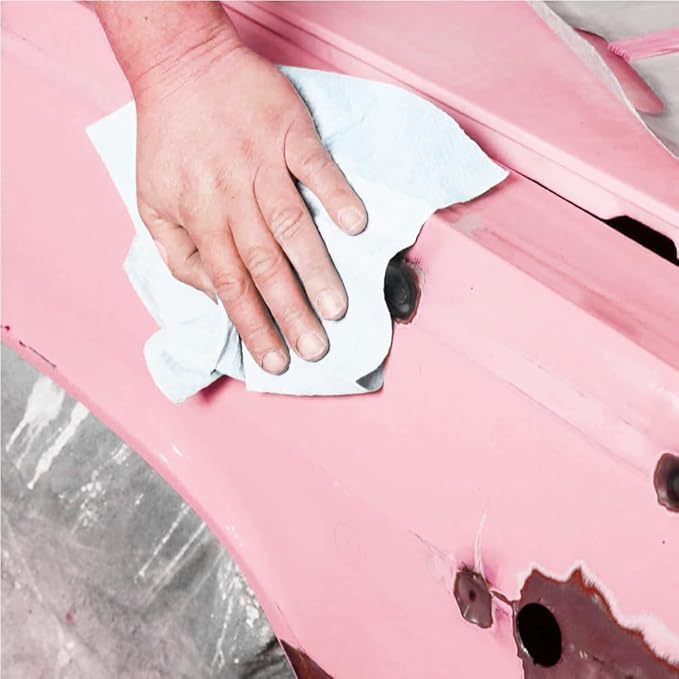 Lint Free Cleaning Towels, Heavy Duty Cleaning Cloths, Lint Free Wipes, Cleaning Cloths for House & Industrial Use, Disposable Cleaning Rags, Pack of 100 Sheets 9" x 17" (White)