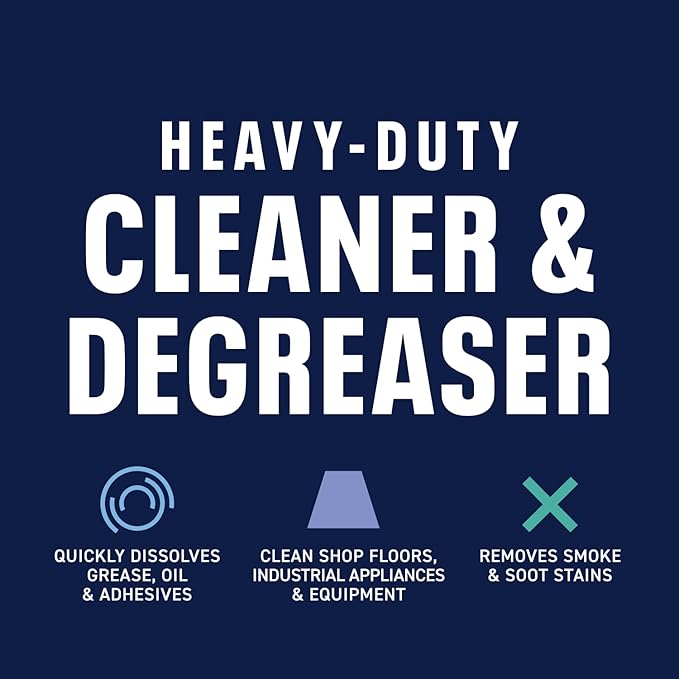 Bioesque Heavy Duty Multi-Surface Cleaner & Degreaser Concentrated Professional Formula, 5 Gallon (Pack of 1)