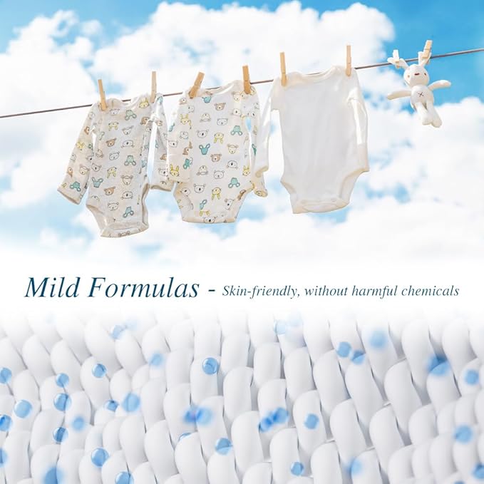 Laundry Detergent Sheets Fresh Scent Fully Dissolves 100 Loads Liquidless Washing Detergent Sheets Eco Laundry Soap Washer Sheet, Eco-friendly, Great for Save Space,Non Toxic People Safe