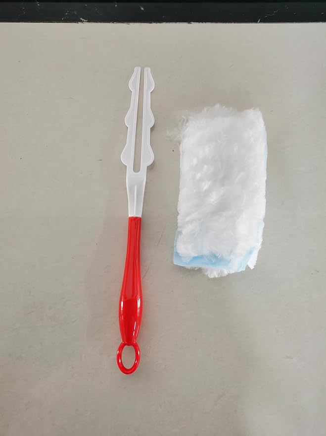 JEHONN Duster Refills 30 Counts for Swiffer, 4X Heavy Duty Microfibers, 360 Degree Dusting Kit with 1 Handle, Multi-Surface Dust Removing Tool for Cleaning Blinds Bookshelf Furniture Electronics