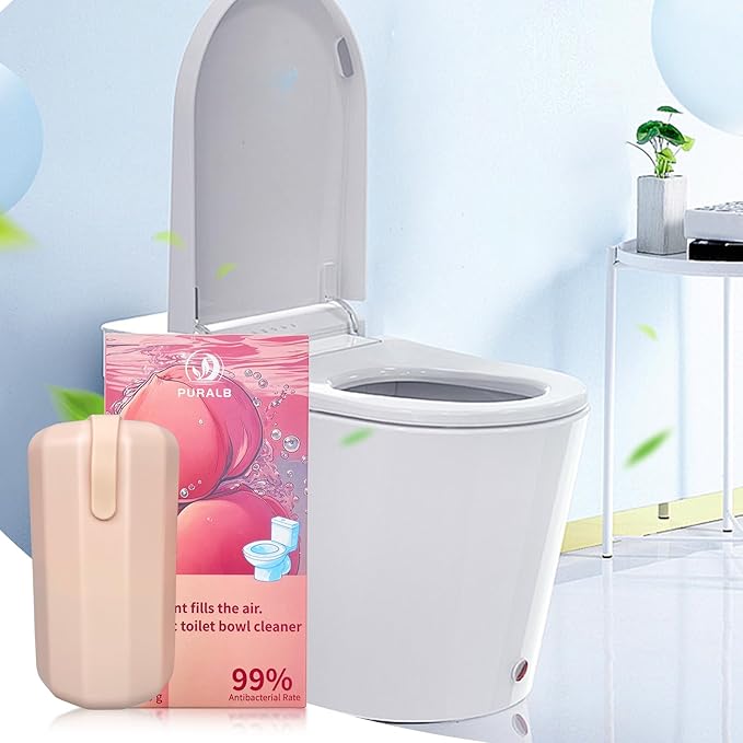 Toilet Bowl Cleaner,Toilet Tank Cleaner,Automatic toilet inside bowl Cleaner,Pink Stuff Tablet In Bottle Cleanser (2PCS Pink)