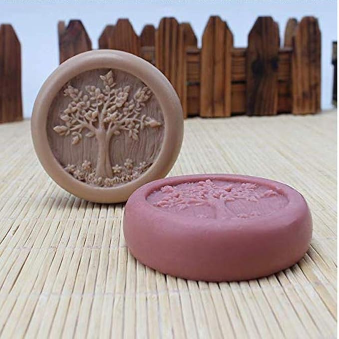 Tree Soap Molds Silicone Soap Mold DIY Candle Craft Wax Gypsum Craft Silicone Mold