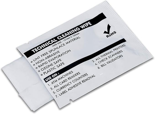 99.9% Technical Prep Pads, 5"×6" Multi-Purpose Large Non Woven Handy Wipes Cleaning for Surfaces/Electronics/Industrial/Thermal Paste Remover, etc, 40/Box