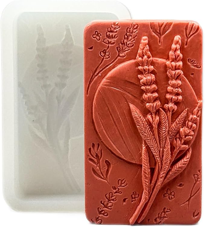 Lavender Silicone Mold for SOAP Making ARTCRAFTMOLDS