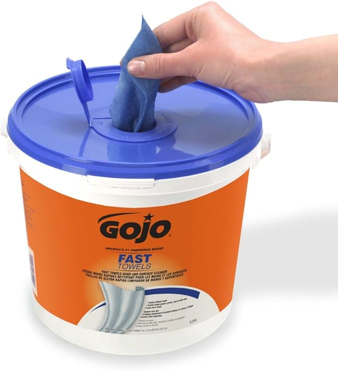 Fast Wipes Hand Cleaning Towels, Cloth, 225/Bucket