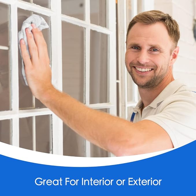 Microfiber Magic 4 Pack Glass & Mirror Cleaning Cloths - Streak Free, Lint Free, Perfect for Cars & Windows