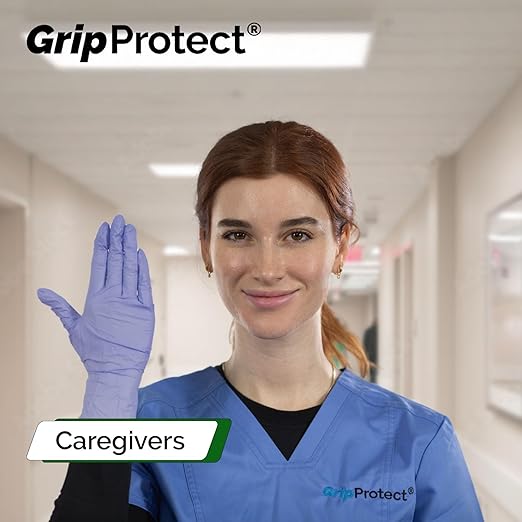 GripProtect Precise Nitrile Exam Gloves | 4 Mil | Chemo-Rated | (Medium, 1,000)