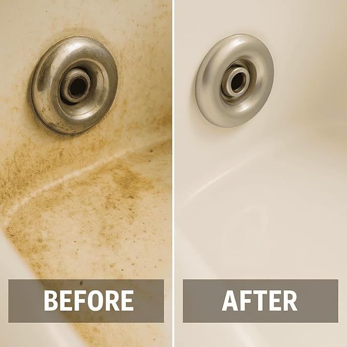 Jetted Tub Cleaner Bathtub Tabs - 12 ACTIVE Cleaning Tablets, Compatible with Whirlpool & Spa Bath System, Jets, Whirl Tubs, Professional Septic Safe Bath Jet Scale and Residue Remover - 1 Year Supply