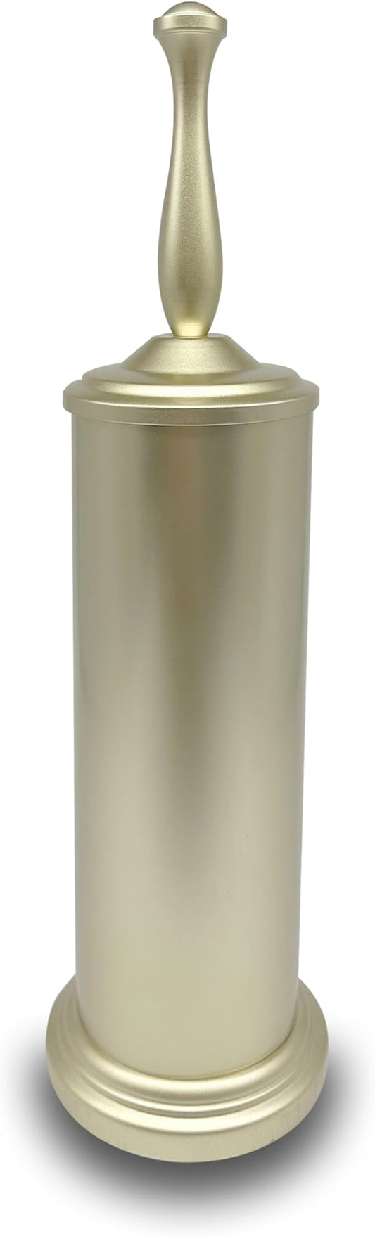 Satin Matte Gold Toilet Bowl Brush with Holder, Durable Bathroom Cleaning Tool, Modern Design for Easy Toilet Maintenance, Bathroom Cleaner Brush for Efficient Cleaning and Hygiene