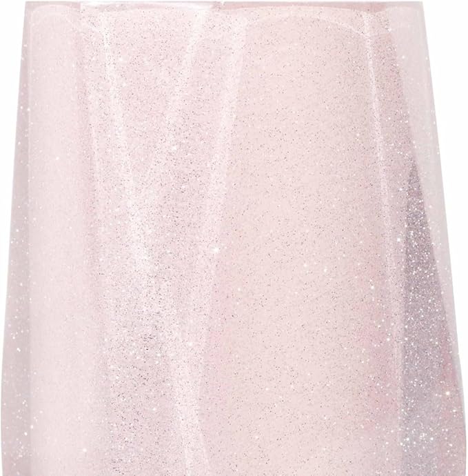 Faceted Toilet Brush, Cast Resin, Anti-Slip Pads, Sold Individually, Pink