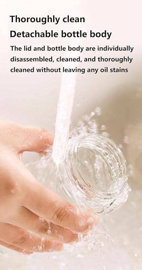 Press the fuel spray bottle,Oil Sprayer for Cooking, 220ml /7.44oz Glass Olive Oil Sprayer, Continuous Spray with Portion Control, Oil Dispenser Bottle for Kitchen, Air Fryer, Frying, Salad, Grill.