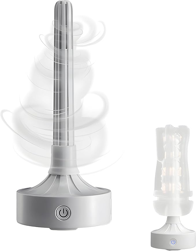 Dry Tower Elite Electric Drying Onahole Stand – Compact 7.3″ Sleeve & Insert Air-Dry Solution, Dual Warm-and-Airflow Modes, USB-C Powered, Mold-Prevention Care OH-OT-363