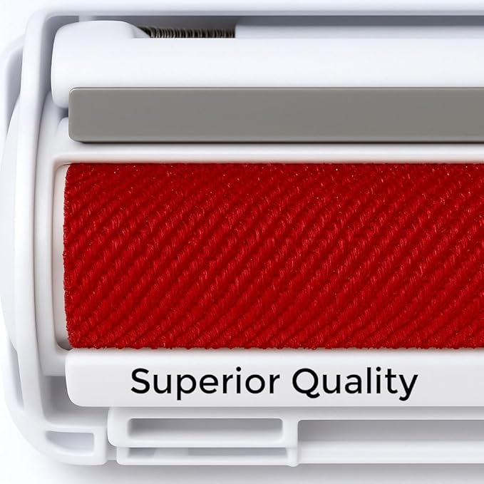 Pet Hair Removal Tool and Lint Roller – Reusable Cleaner - Dog and Cat Fur Remover Rollers on Laundry Clothes Furniture Couch Carpet Car Seat - Upgrade of Common Broom Rake Glove and Brushes