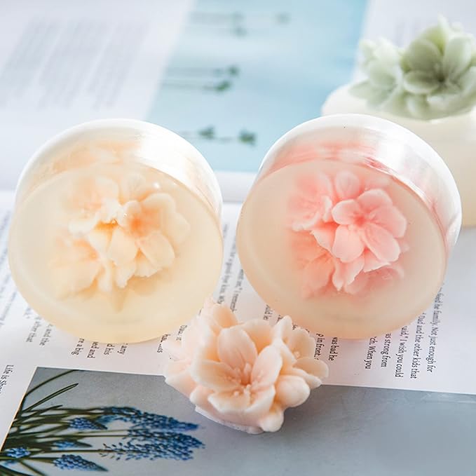 Plum Bossom Flower Silicone Soap Mold Candle Mold Fondant Chocolate Candy Cake Decorating Mould Resin Clay Baking Pastry Tools