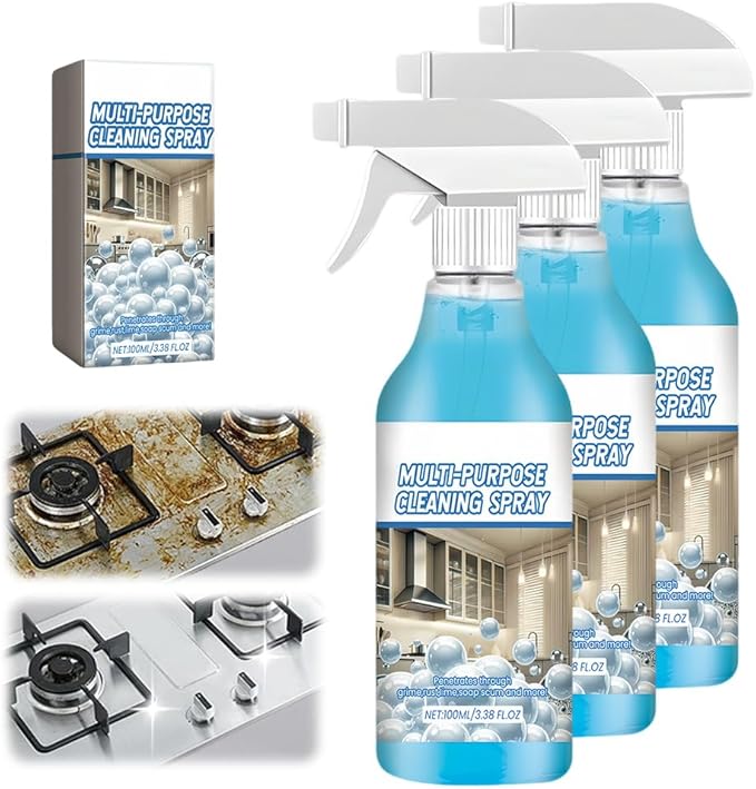 Spray Splash Cleaner 2025 New Upgraded Multi-Purpose Splash Foam Spray Splash Foam Spray Cleaner for Kitchen, Countertop, Oven Cleaning Spray (3)