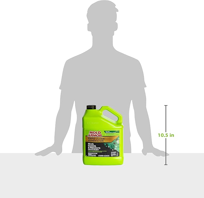 Mold Armor Rapid Clean Remediation, 1 Gallon; Kills, Cleans & Prevents Mold & Mildew
