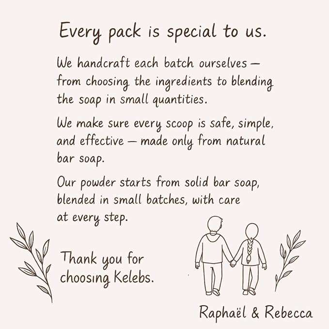 Lavender Laundry Detergent Booster Powder – Concentrated Ground Bar Soap | Mix With Borax & Washing Soda for Deep Clean of 54 Loads | Unscented Result, Stain-Fighting, Natural, Eco-Friendly