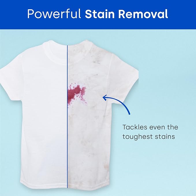 Dropps Oxi Booster Pods, Unscented (120 Pods) - Chlorine-Free Bleach Alternative Biobased Laundry Whitener & Stain Remover for Extra Tough Stains - Fragrance-Free & Hypoallergenic for Sensitive Skin