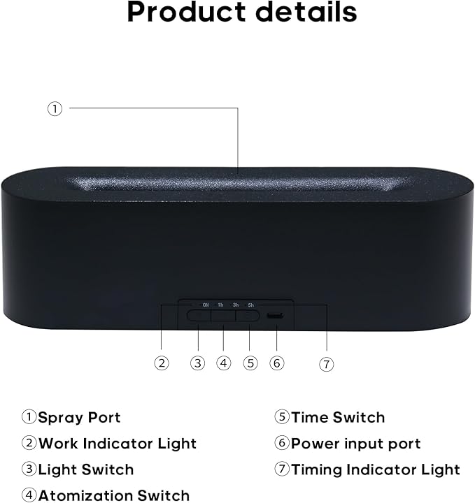 Essential Oil Diffusers,Flame Colorful Water Vapor Fire Fireplace Humidifier for Aromatherapy Aroma Therapy Machine Room Bedroom,Black Flame Diffuser for Essential Oils