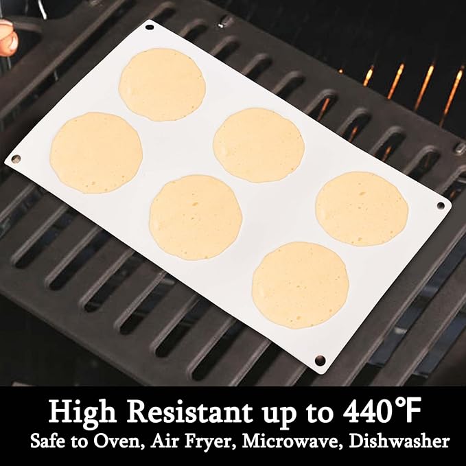 Flowers Dessert Mousse Cake Molds Silicone, Cheese Cakes Truffles Brownie Pops Silicone Molds 6-Cavity Dessert Molds Great for Baker Pastry Chef