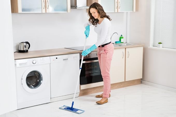 Tusko Products Best Nitrile Rubber Cleaning, Household, Dishwashing Gloves, Latex Free, Vinyl Free, Reusable not Disposable, Extra Large XL (1 Pair)