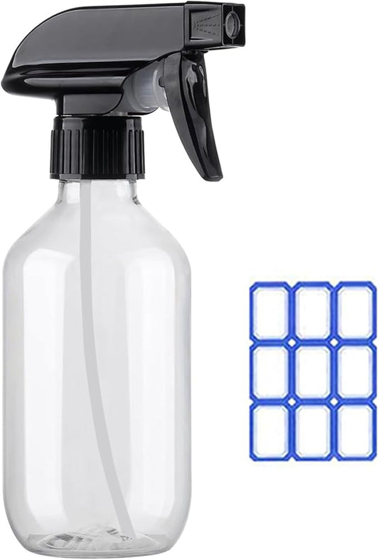 Spray Bottles 1 Packs-10 oz/300 ml Plastic Refillable Containers - BPA Free Fine Mist Small Spray Bottle with Adjustable Nozzle for Hair, Cooking, Cleaning, Plant
