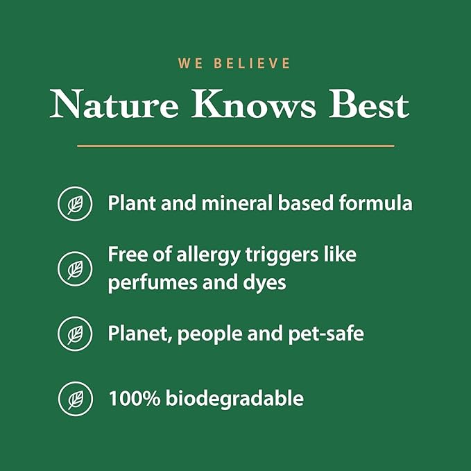 The Ecology Works Solution - Plant-Based Dog & Cat Dander Remover Spray and Dust Mite Waste Reducer for Relief from Allergies - For Cleaning Home, Bedding, & Furniture Naturally