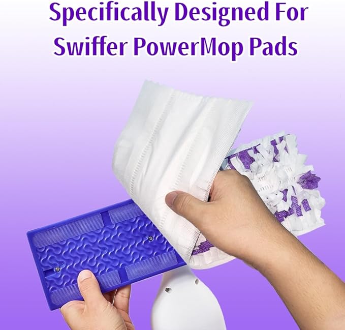 Disposable Mop Pads for S-wiff-er PowerMop Multi-Surface Mopping Pad Refills | Safe on All Finished Floors | Compatible with Swiffer PowerMop (25 Count)