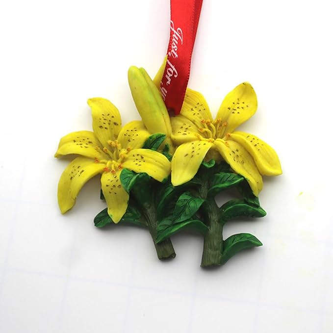 3D Flower Bouquet Candle Soap Silicone Molds Fondant Chocolate Candy Cake Decorating Mould Resin Clay Baking Pastry Tools (Lily)