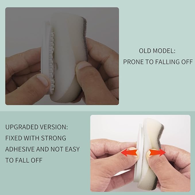 Dish Brush with Soap Dispenser, Dish Wand, Dish Sponge Set - Multi-Use Kitchen Sponges & Scrub Brush for Cleaning Dishes, Kitchen Dish Brush with Handle,4 Replacement Brush Heads