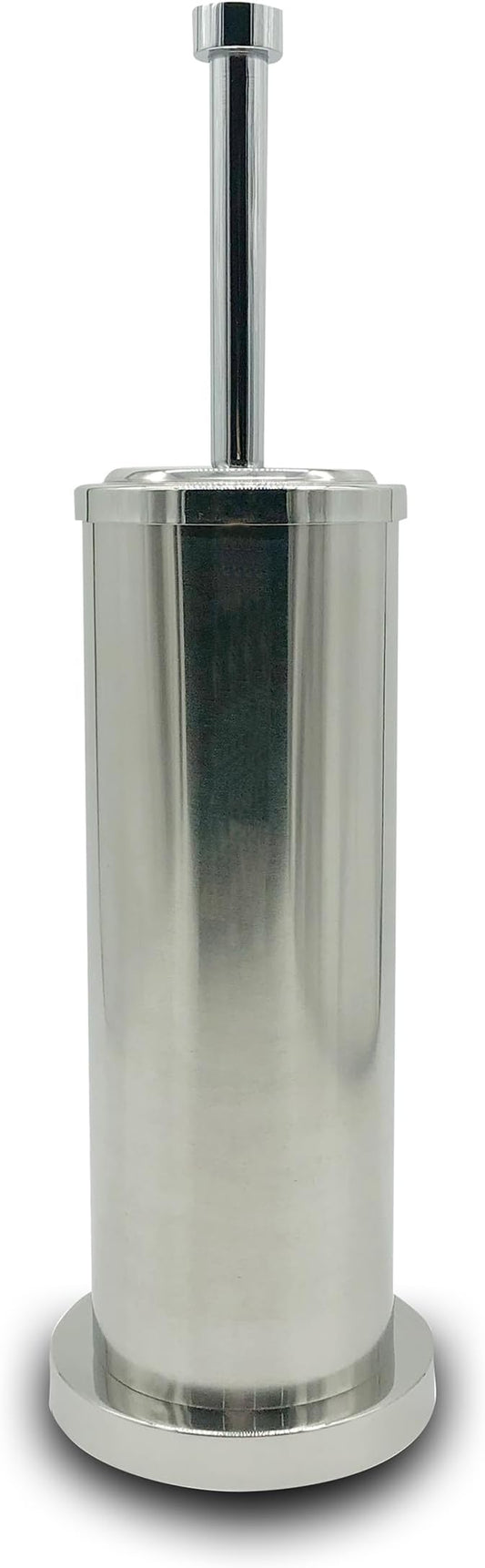 Brushed Nickel Toilet Bowl Brush with Holder, Durable Bathroom Cleaning Tool, Modern Design for Easy Toilet Maintenance, Bathroom Cleaner Brush for Efficient Cleaning and Hygiene