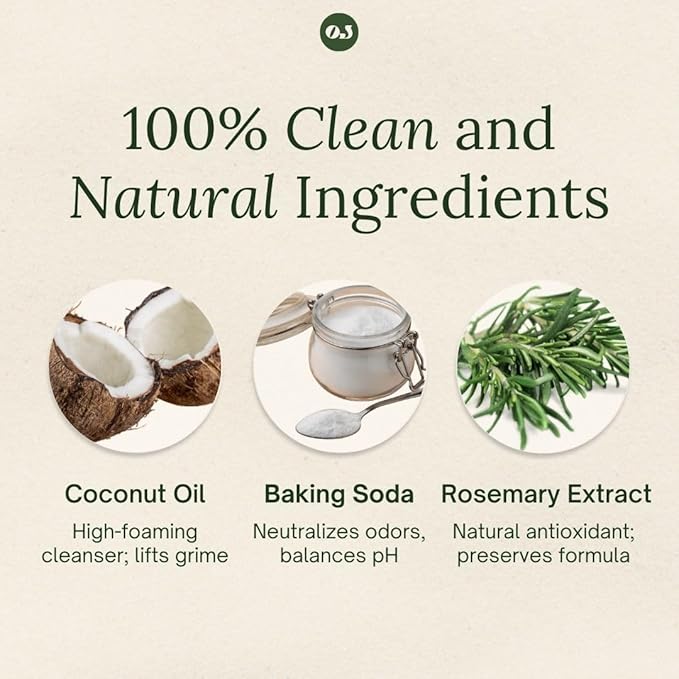 Organic Jaguar Laundry Detergent, Spring Breeze, Up to 64 Loads, 100% Natural Formula with Essential Oils, Gentle & Effective Formula Without Harsh Ingredients, Paraben & Sulfate Free, Natural Scent