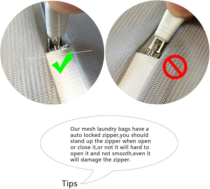 Kimmama Laundry Bag Mesh Wash Bags, Washing Machine Wash Bag, Net Washer Sack with Zipper, Dryer Pouch for Cleaning and Drying Cloths, Garment, Coats, Sweater, Delicates, Sheet, Pant, Soft Toys