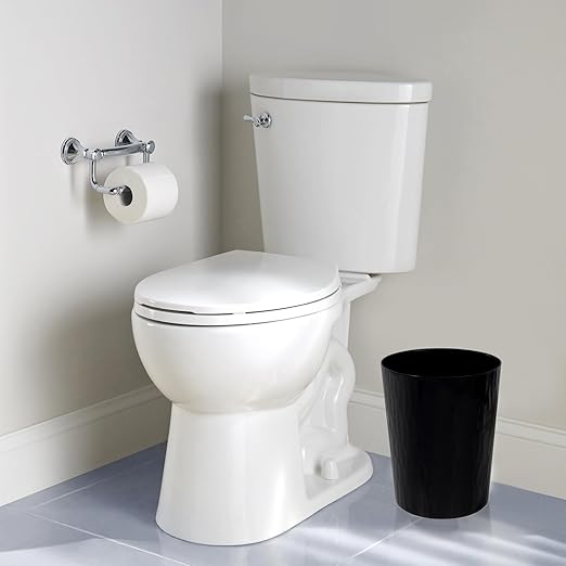 UUJOLY Small Trash Can Wastebasket Garbage Can Container Bins for Bathrooms,Bedroom Room, Kitchens, Offices, Kids Rooms, Dorms, 3 Pack, Black