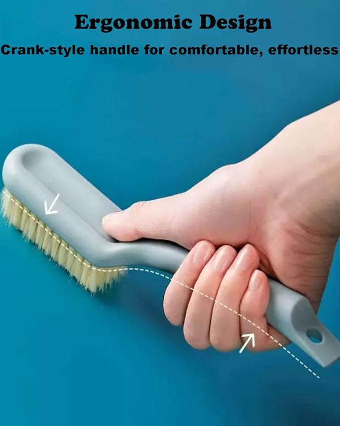 Shoe Cleaning Brush-3 Pack Shoe Brushes with Long Handled Soft Bristle Cleaning Brush Shoe Cleaner Brush Scrub Brush for Sneakers,Tennis,Canvas,White Shoes & More