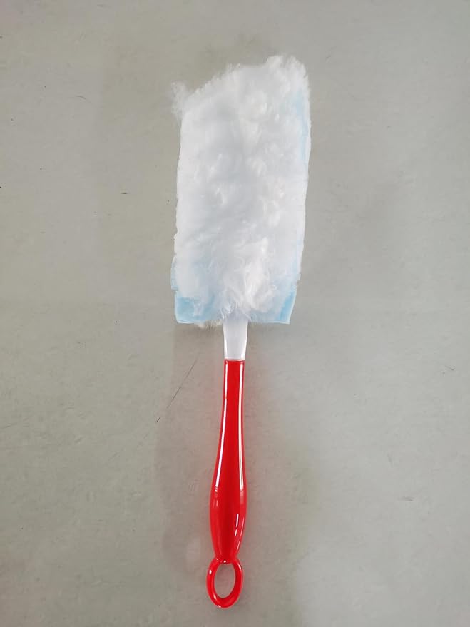 JEHONN Duster Refills 30 Counts for Swiffer, 4X Heavy Duty Microfibers, 360 Degree Dusting Kit with 1 Handle, Multi-Surface Dust Removing Tool for Cleaning Blinds Bookshelf Furniture Electronics