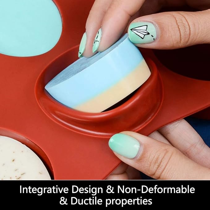 Round Chocolate Covered Strawberries Molds, (2 Pack) Silicone Cylinder Mould for Candy Cookie Chocolate Covered Oreos Cake Brownie Pudding Jello