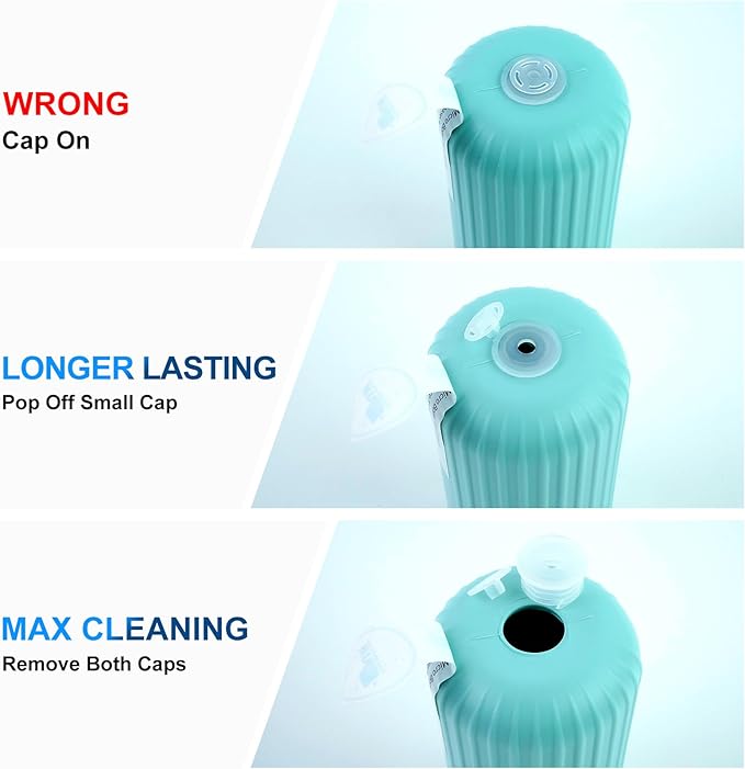 3Pcs WTWD Automatic Toilet Cleaner - Prevents Hard Water Stains, Reduce Scrubbing, Toilet Tank Cleaner, Automatic Toilet Bowl Cleaner, Magic Bottle Design for Stain-Free Hands, Septic Safe