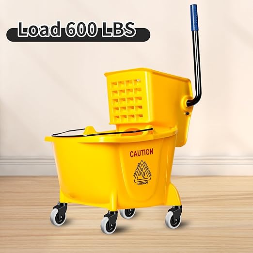 3" Mop Bucket Wheels Replacement, Non-Marking TPR Castors Set of 4 for Rubbermaid Models 7570-L2, 7571,7580,7581,7582 7583