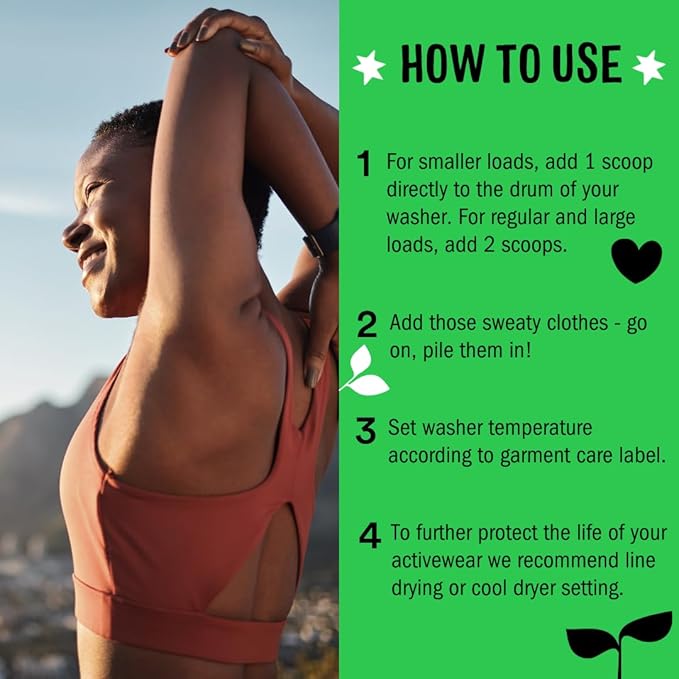 Molly's Suds Active Wear Laundry Detergent | Extra Strength Sport Laundry Powder, Stain Fighting for Performance Fabrics and Sensitive Skin | 120 Loads