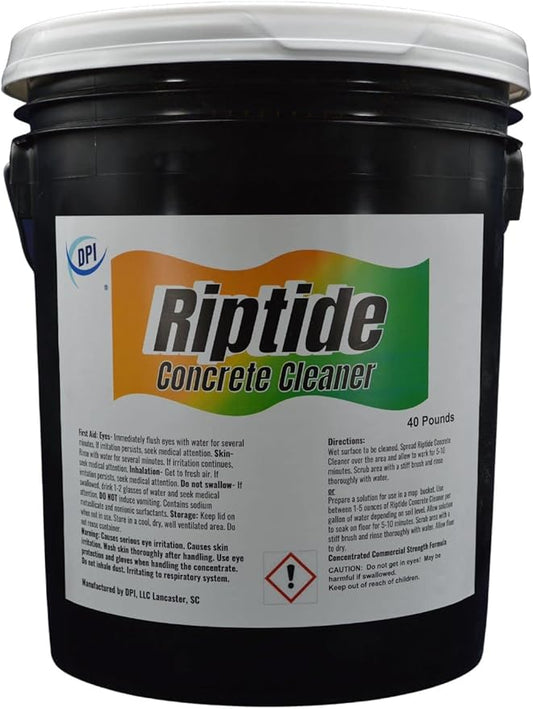 DPI Riptide Concrete Floor Cleaner, Powder Concentrate
