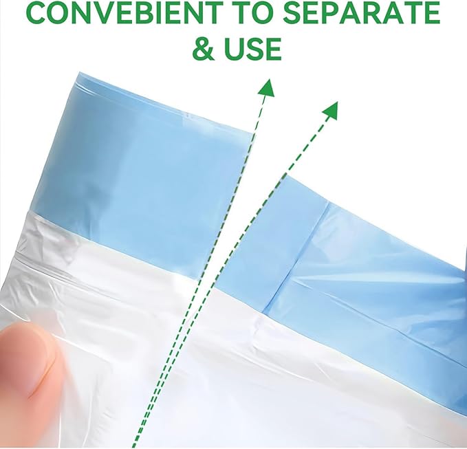 4 Gallon Trash Bags Drawstring, 4 Gal Small Garbage Bags for Home & Office (Pack of 73), 43x46cm, 4.6g/pcs, Unscented, White