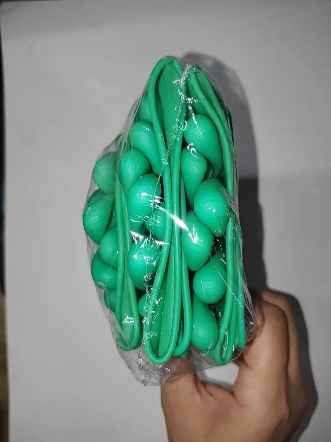 Vgo... 3-Pairs Reusable Household Gloves, Rubber Dishwashing gloves, Extra Thickness, Long Sleeves, Kitchen Cleaning, Working, Painting, Gardening, Pet Care (Size XL, Green, HH4601)