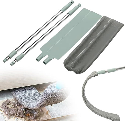 Retractable Gap Dust Cleaner, 2025 New Extendable Microfiber Duster with Bendable & Removable Head, Washable Dusting Brush for Home, Kitchen, Car & Hard-to-Reach Areas (2)