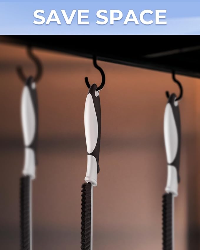 Crevice Cleaning Brushes, Serrated Scrub Brush Tool for Hard to Reach Tight Space, Cleaner Brushes, Cleaning Supplies, Home Essentials for Shower, Bathroom, Kitchen, Window, Toilet, Sink