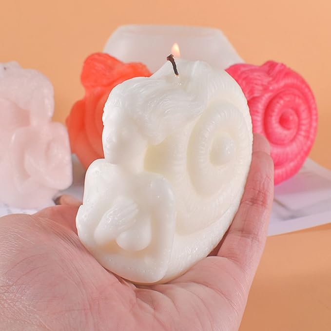 Conch Candle Silicone Mold Soap Mold Fondant Chocolate Cake Mould Aromatherapy Gypsum Craft Decoration Mold Resin Molds